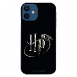 Funda para iPhone 12 Oficial de Harry Potter HP Iniciales - Harry Potter