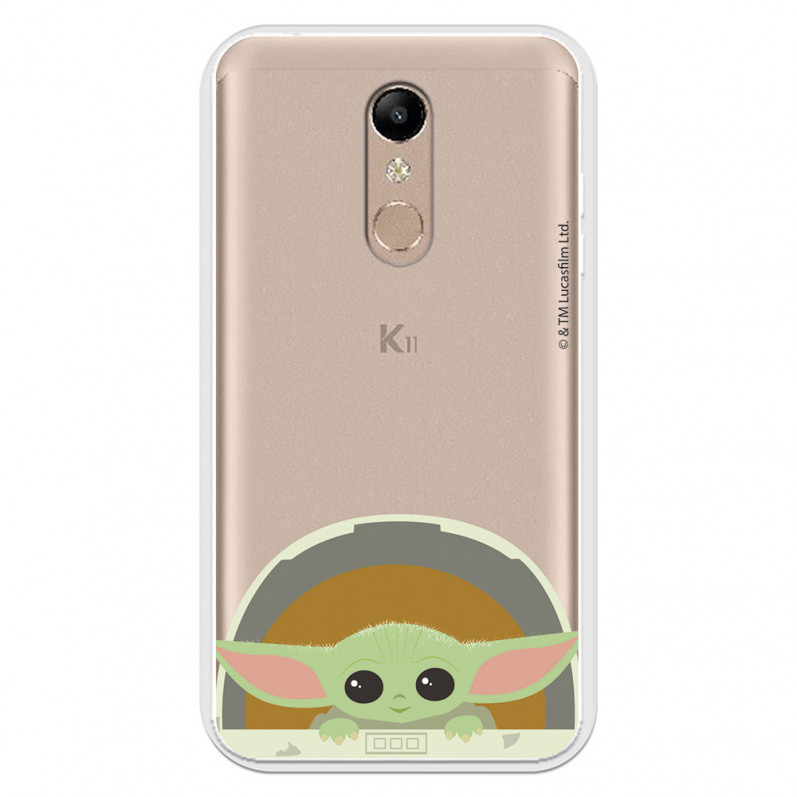 Funda para LG K11 Oficial de Star Wars Baby Yoda Sonrisas - The Mandalorian