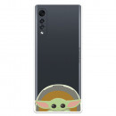 Funda para LG Velvet 5G Oficial de Star Wars Baby Yoda Sonrisas - The Mandalorian