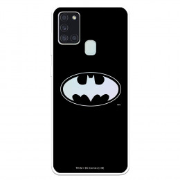 Funda para Samsung Galaxy A21S Oficial de DC Comics Batman Logo Transparente - DC Comics