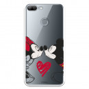 Carcasa Oficial Mikey Y Minnie Beso Clear para Honor 10 Lite- La Casa de las Carcasas