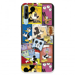 Funda para Huawei P Smart Pro Oficial de Disney Mickey Comic - Clásicos Disney