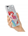 Hülle für Honor 9X Pro Offizielles Disney Ariel und Sebastiín Bubbles - Die kleine Meerjungfrau