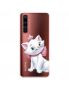 Funda para Realme X50 Pro Oficial de Disney Marie Silueta - Los Aristogatos