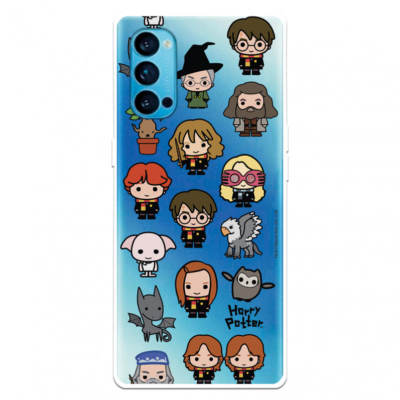 Funda para Oppo Reno 4 Oficial de Harry Potter Personajes Iconos - Harry Potter