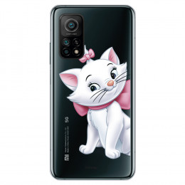 Funda para Xiaomi Mi 10T Pro Oficial de Disney Marie Silueta - Los Aristogatos