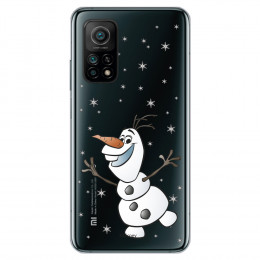 Funda para Xiaomi Mi 10T Pro Oficial de Disney Olaf Transparente - Frozen