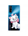 Funda para Realme 7 Oficial de Disney Marie Silueta - Los Aristogatos