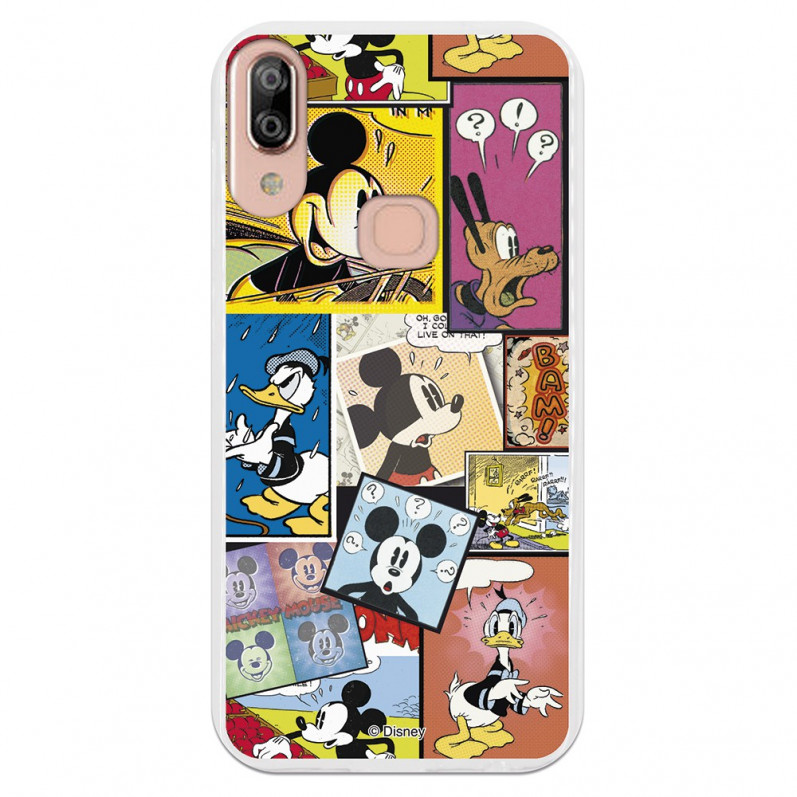 Carcasa Oficial Disney Mickey Comic para Vsmart Active 1 Plus- La Casa de las Carcasas