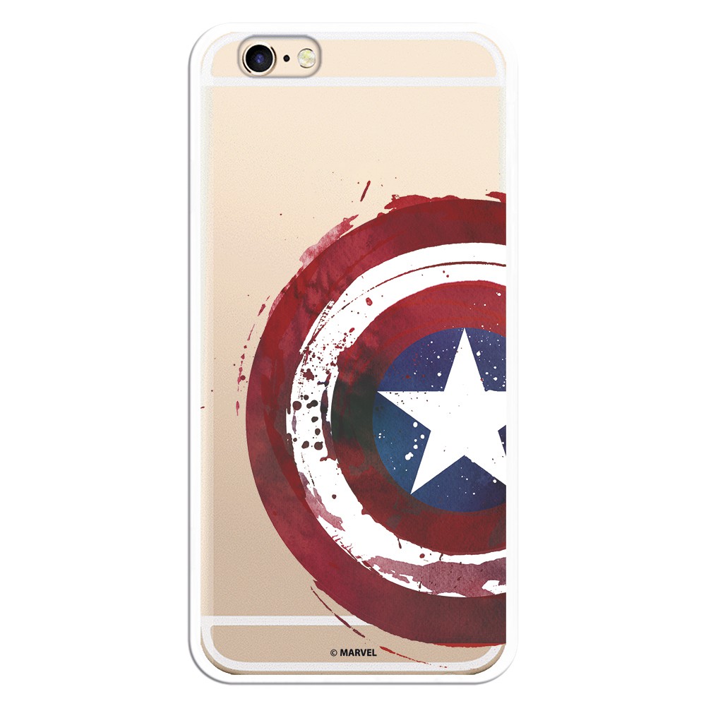 Funda para Xiaomi Poco F3 Oficial de Marvel Capitán América Escudo