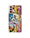 Funda para Samsung Galaxy S21 Oficial de Disney Mickey Comic - Clásicos Disney