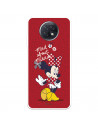 Funda para Xiaomi Redmi Note 9T Oficial de Disney Minnie Mad About - Clásicos Disney