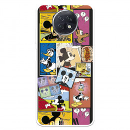 Funda para Xiaomi Redmi Note 9T Oficial de Disney Mickey Comic - Clásicos Disney