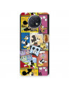 Funda para Xiaomi Redmi Note 9T Oficial de Disney Mickey Comic - Clásicos Disney