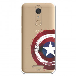 Carcasa Oficial Escudo Capitan America para Wiko View- La Casa de las Carcasas