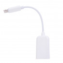 Adaptador USB a Lightning Blanco- La Casa de las Carcasas