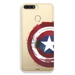 Carcasa Oficial Escudo Capitan America para Huawei Honor 7A- La Casa de las Carcasas