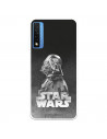 Funda para TCL 20 5G Oficial de Star Wars Darth Vader Fondo negro - Star Wars