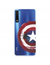 Funda para TCL 20 5G Oficial de Marvel Capitán América Escudo Transparente - Marvel