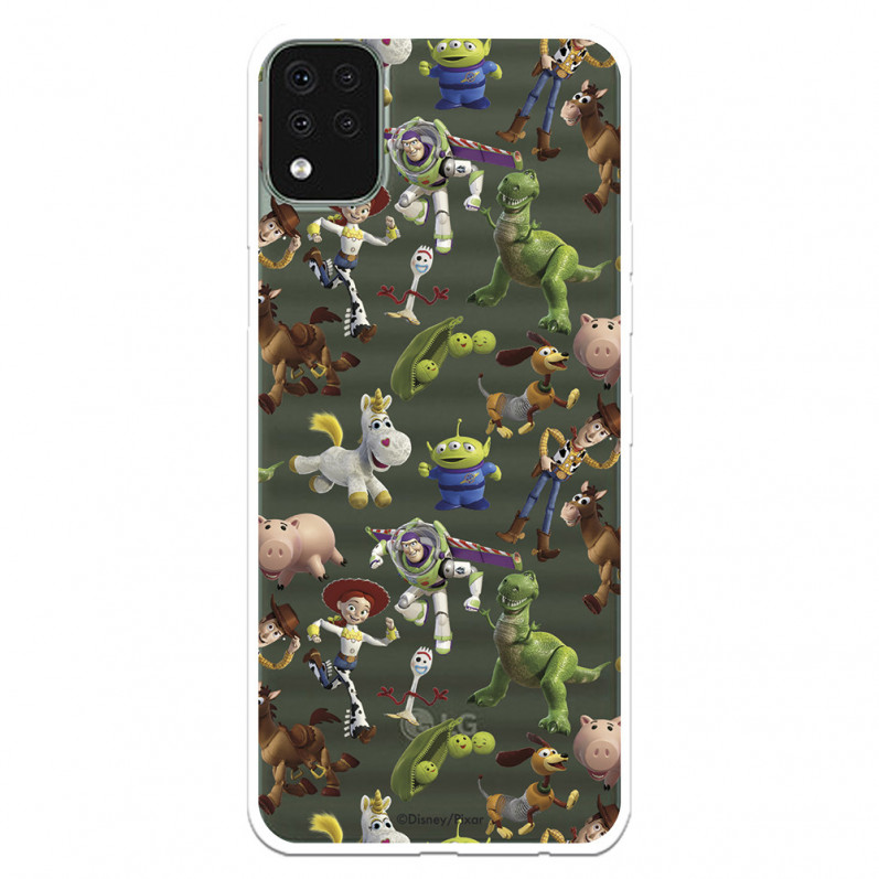 Funda para LG K42 Oficial de Disney Muñecos Toy Story Siluetas - Toy Story