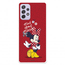 Funda para Samsung Galaxy A72 5G Oficial de Disney Minnie Mad About - Clásicos Disney