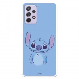 Funda para Samsung Galaxy A72 5G Oficial de Disney Stitch Azul - Lilo & Stitch