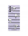 Funda para Samsung Galaxy A72 5G Oficial de Peanuts Snoopy rayas - Snoopy