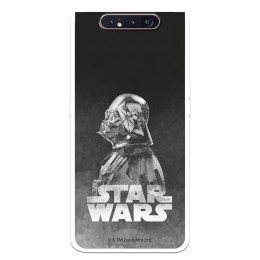 Funda para Samsung Galaxy A80 Oficial de Star Wars Darth Vader Fondo negro - Star Wars