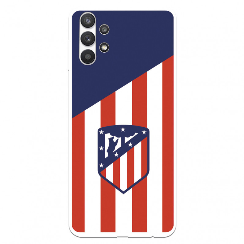 Atlético de Madrid Samsung Galaxy A32 5G Hülle Crest Atletico Backdrop – Atlético de Madrid Offizielle Lizenz