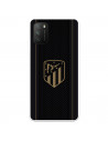 Atlético de Madrid Xiaomi Poco M3 Gehäuse Gold Crest Schwarzer Hintergrund - Offizielle Lizenz von Atlético de Madrid