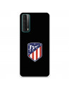 Huawei P Smart 2021 Hülle Atlético de Madrid Wappen Schwarzer Hintergrund – Offiziell lizenziert von Atlético de Madrid