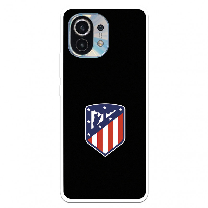 Atlético de Madrid Crest Case für Xiaomi Mi 11 Schwarzer Hintergrund - Atlético de Madrid Offizielle Lizenz
