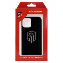 Atlético de Madrid Hülle für Xiaomi Redmi Note 9T Gold Crest Schwarzer Hintergrund – Atlético de Madrid Offizielle Lizenz