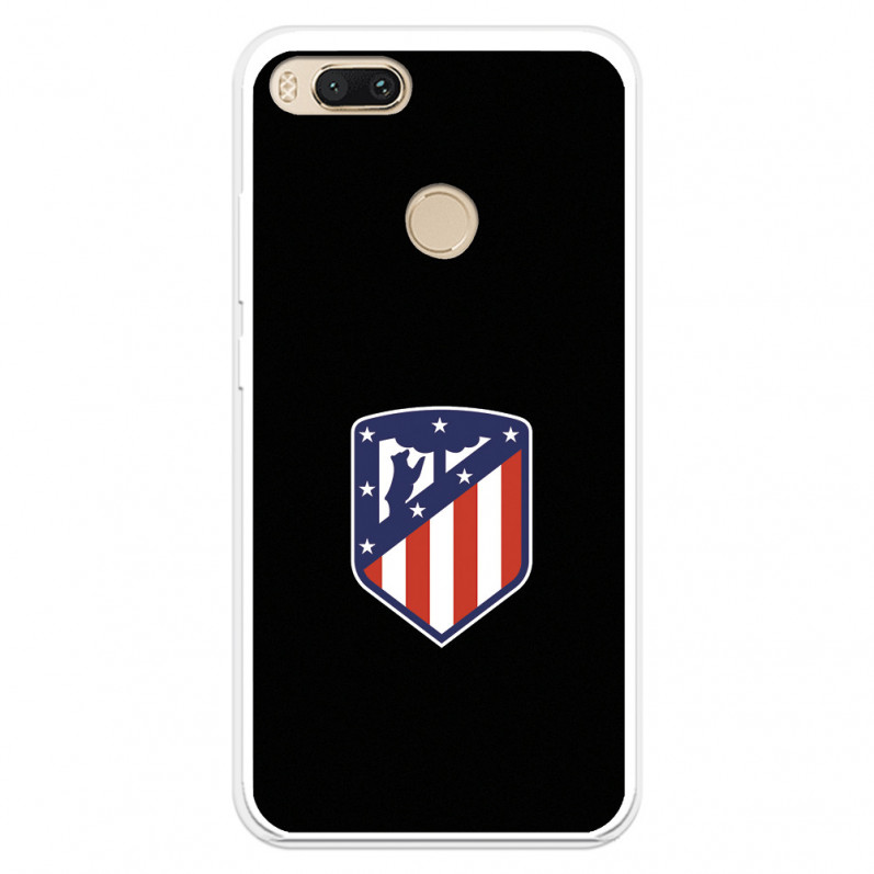 Atlético de Madrid Crest Case für Xiaomi Mi 5X Schwarzer Hintergrund - Atlético de Madrid Offizielle Lizenz