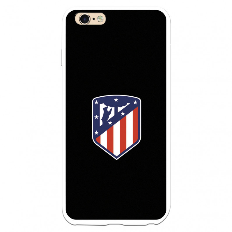 Atlético de Madrid Wappen Schwarzer Hintergrund iPhone 6S Plus Hülle – Offizielle Lizenz von Atlético de Madrid