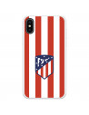 Atlético de Madrid iPhone XS Hülle mit rotem und weißem Wappen – Offizielle Lizenz von Atlético de Madrid