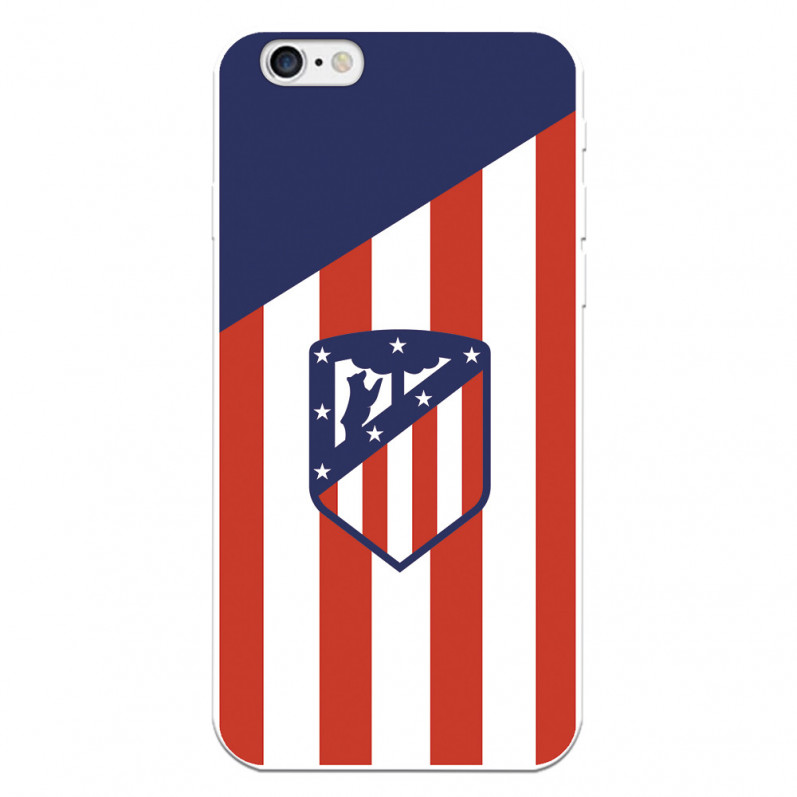 Atlético de Madrid iPhone 6 Hülle Wappen Atlético Hintergrund – Atlético de Madrid Offizielle Lizenz