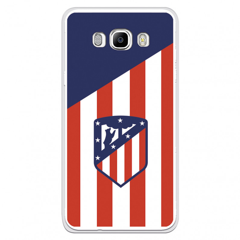 Atlético de Madrid Samsung Galaxy J7 2016 Hülle Crest Atletico Backdrop – Offizielle Lizenz von Atlético de Madrid