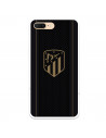 Atlético de Madrid iPhone 7 Plus Hülle Gold Crest Schwarzer Hintergrund – Offizielle Lizenz von Atlético de Madrid