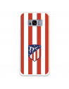 Atlético de Madrid Red and White Crest Samsung Galaxy S8 Hülle – Offizielle Lizenz von Atlético de Madrid