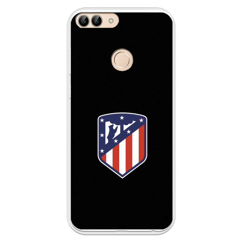 Wappen von Atlético de Madrid Schwarzer Hintergrund Huawei P Smart Case – Offizielle Lizenz von Atlético de Madrid