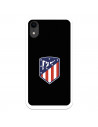 Atlético de Madrid Wappen Schwarzer Hintergrund iPhone XR Hülle – Atlético de Madrid Offizielle Lizenz