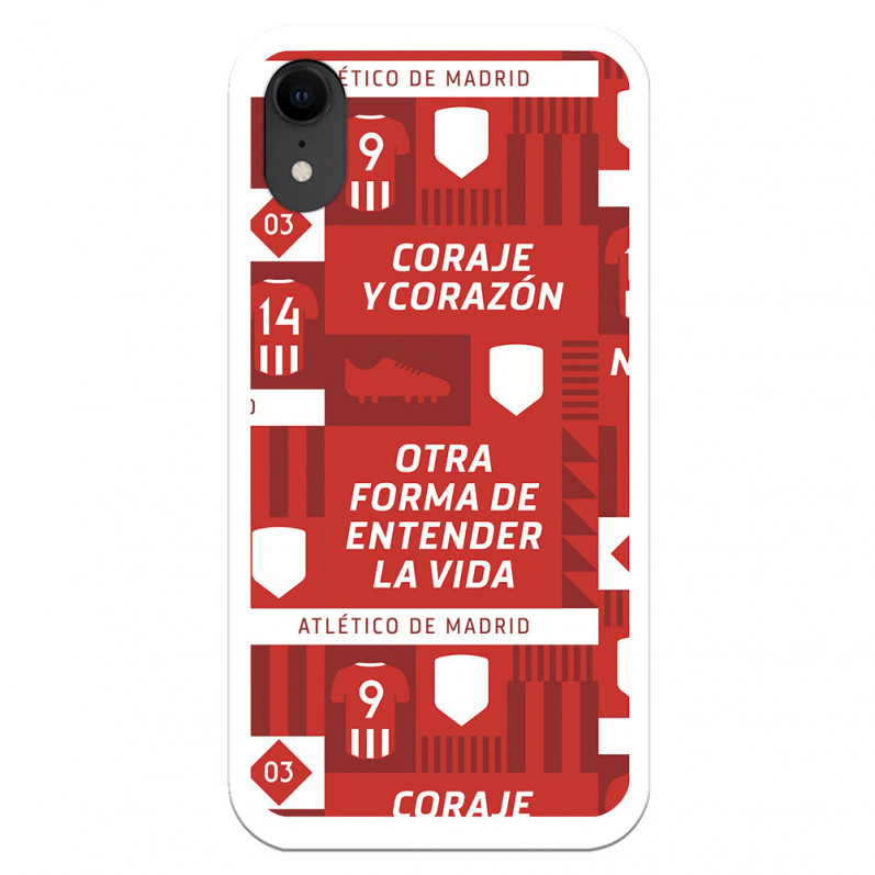 Atlético de Madrid „Coraje and Heart“ iPhone XR Hülle – Offizielle Lizenz von Atlético de Madrid