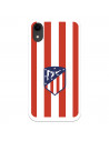Atlético de Madrid iPhone XR -Hülle mit rotem und weißem Wappen – Offizielle Lizenz von Atlético de Madrid