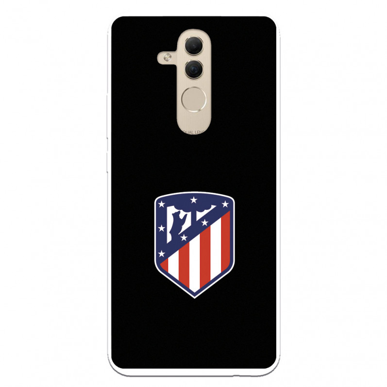 Atlético de Madrid Wappen Schwarzer Hintergrund Huawei Mate 20 Lite Hülle – Offizielle Lizenz von Atlético de Madrid