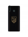 Atlético de Madrid Huawei P30 Lite Hülle Gold Crest Schwarzer Hintergrund – Atlético de Madrid Offizielle Lizenz