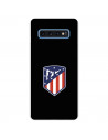 Atlético de Madrid Wappen Schwarzer Hintergrund Samsung Galaxy S10 Hülle – Offizielle Lizenz von Atlético de Madrid