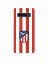 Atlético de Madrid Red and White Crest Samsung Galaxy S10 Hülle – Offizielle Lizenz von Atlético de Madrid