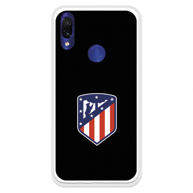 Atlético de Madrid Crest Case für Xiaomi Redmi 7 Schwarzer Hintergrund - Atlético de Madrid Offizielle Lizenz