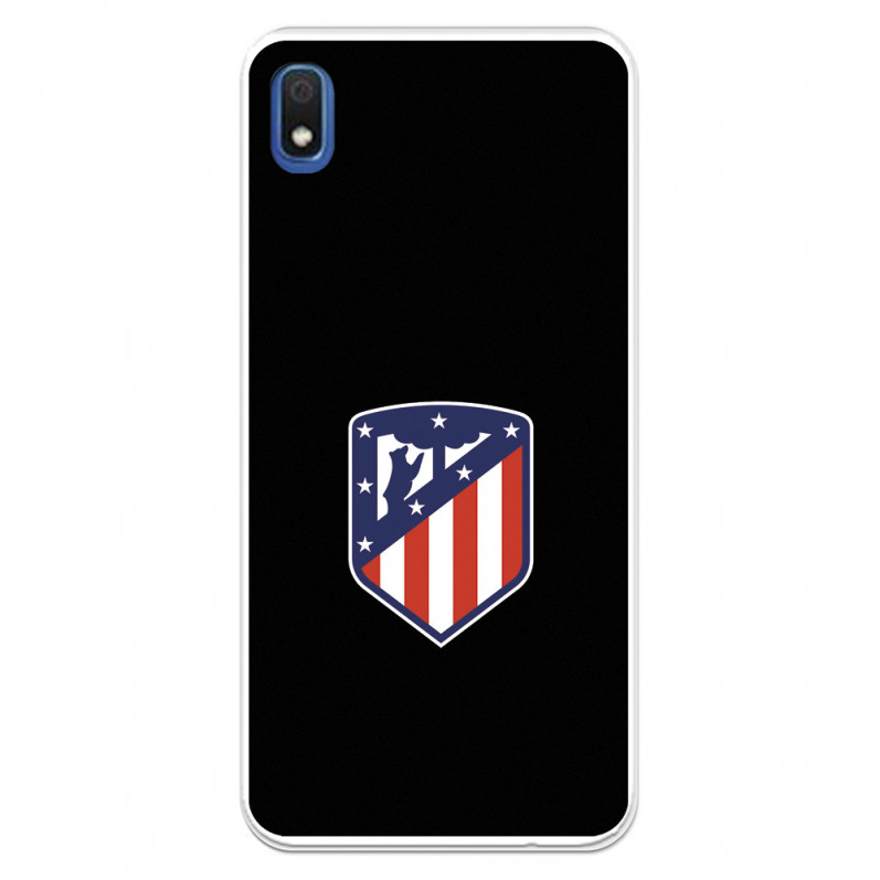 Atlético de Madrid Wappen Schwarzer Hintergrund Samsung Galaxy A10 Hülle – Offizielle Lizenz von Atlético de Madrid